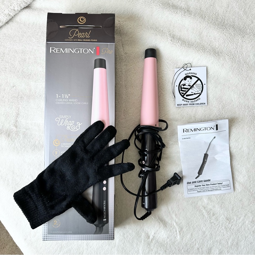 Remington Pro Pearl Ceramic Curling Wand